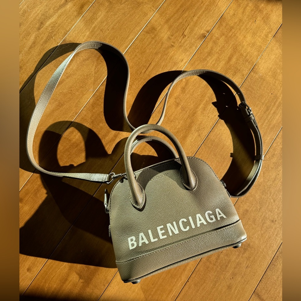 Balenciaga Taupe Crossbody Bag